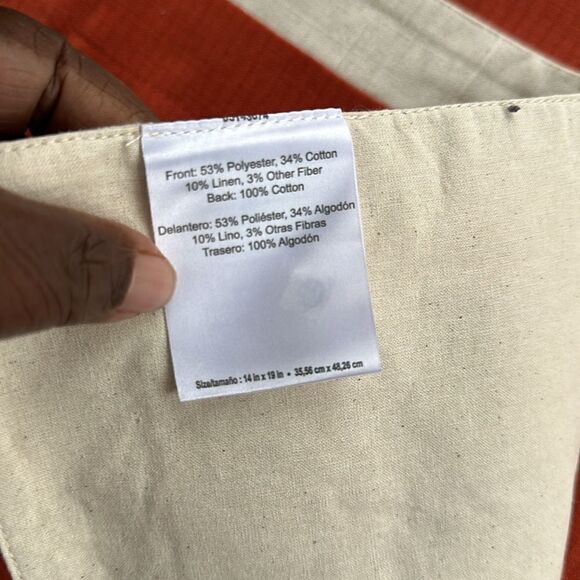 Bed Threads Linen/Cotton Blend (4) Platemats 14”x19” - Picture 5 of 5